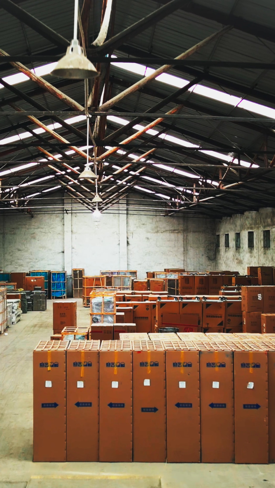 Kitchen Equipment Wholesale Operation Warehouse.